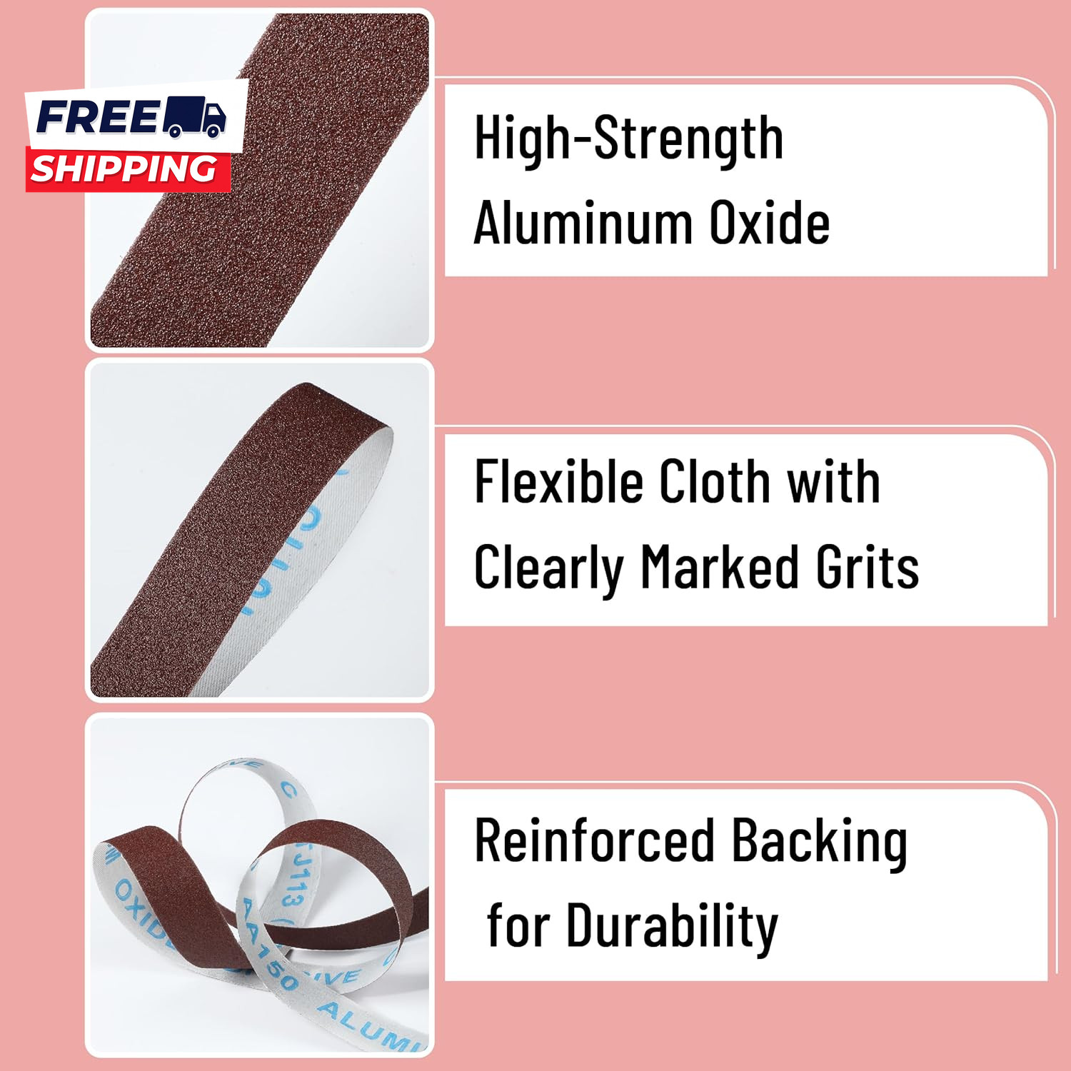 Bates Emery Cloth Roll 1″ X 20 FT 4 Grits 150/240/320/400 Grit