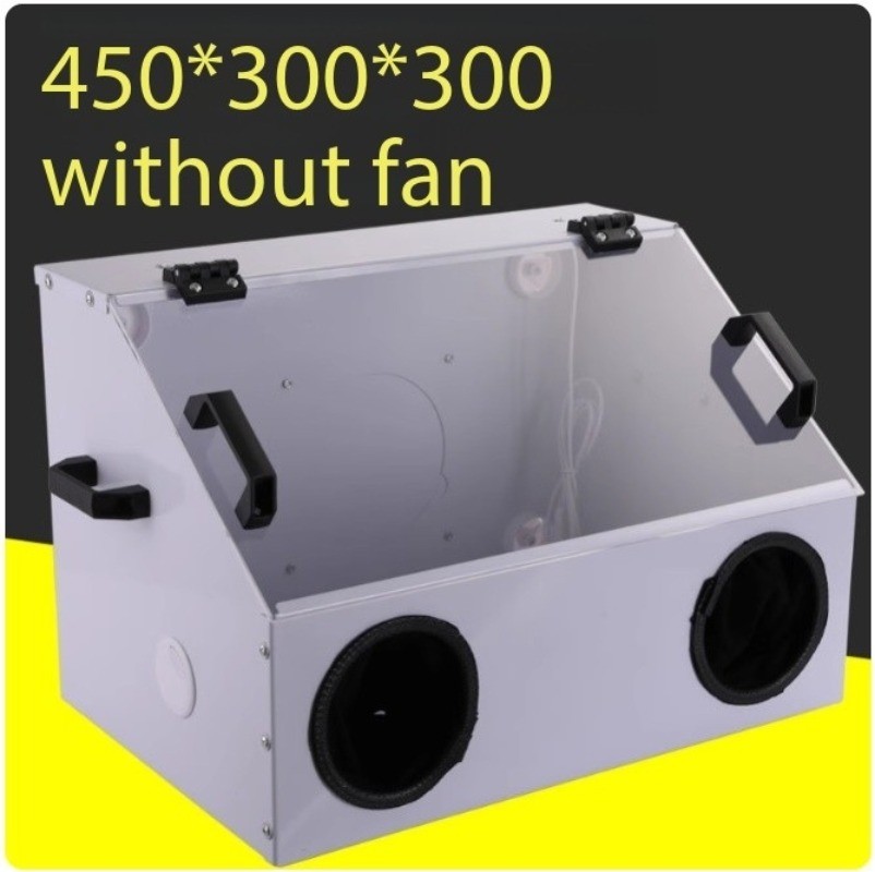 Compact Water Curtain Spray Booth with Negative Pressure Exhaust Fan ForHome Use