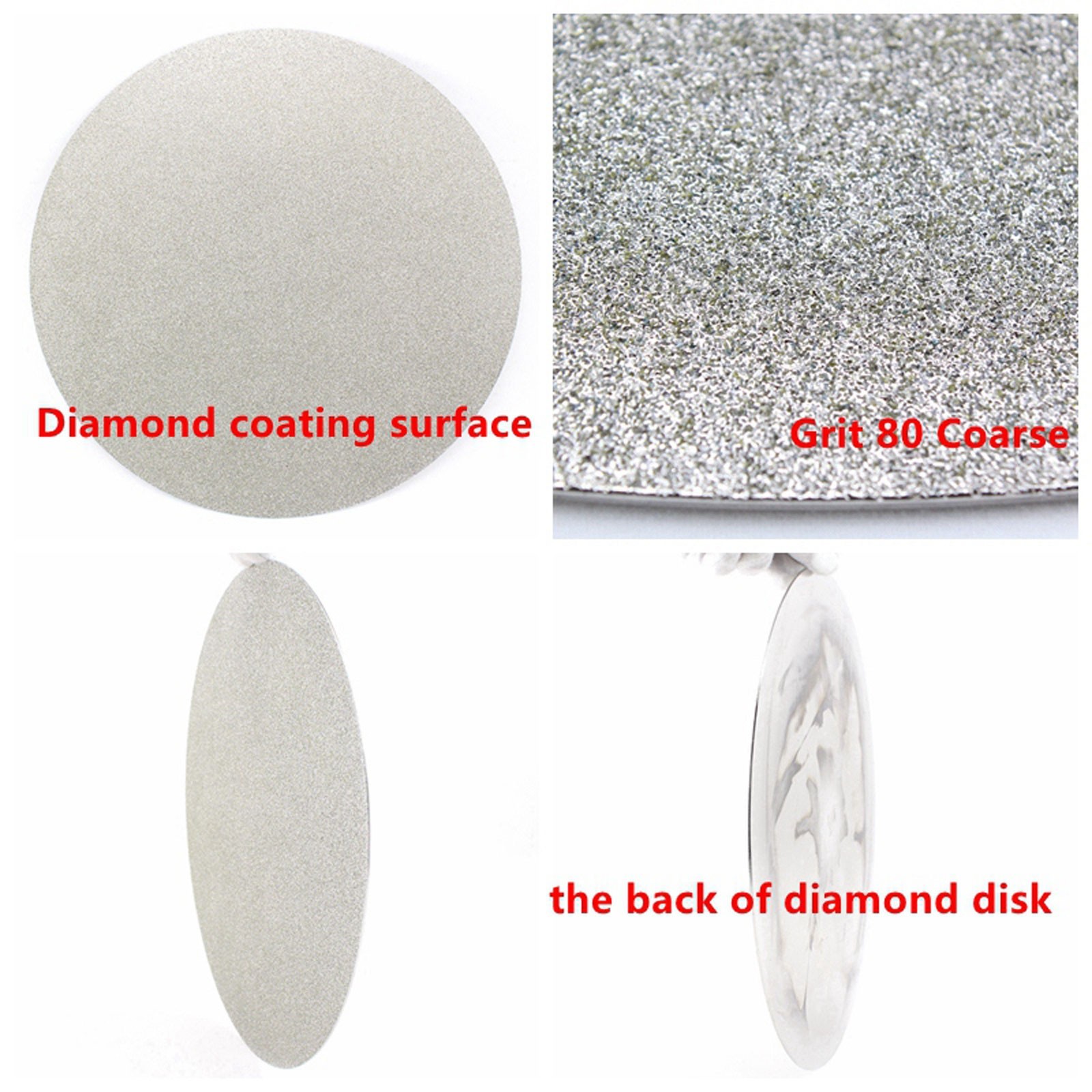 8″ Diamond Grinding Disc Grinder Wheel No Hole Polishing Flat Lap for Jewel Rock