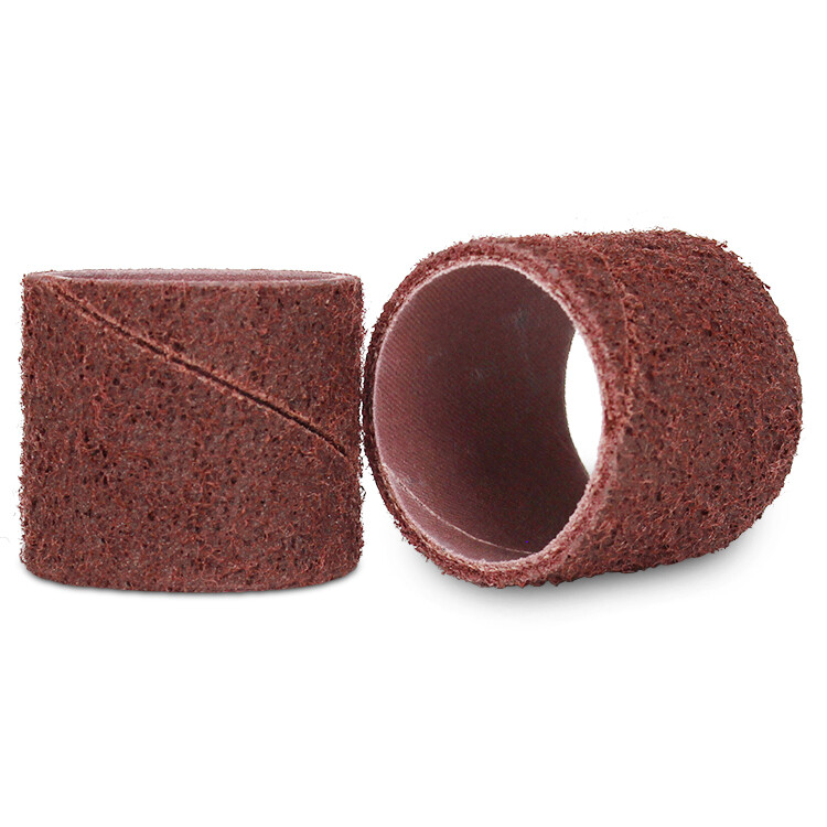 1/2″ x 1/2″ Surface Conditioning Spiral Bands, No Lap Sanding Sleeves – 10 Pack