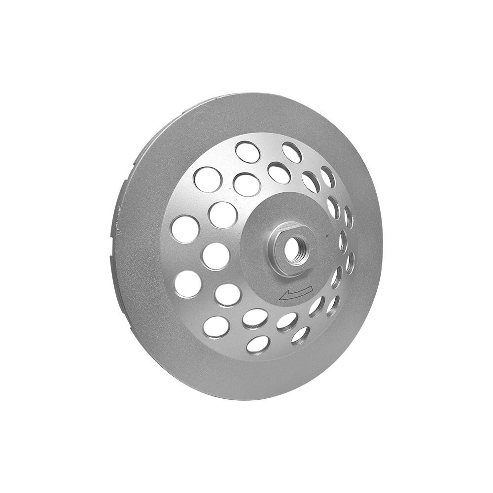 7″ Double Row Diamond Grinding Cup Wheel 5/8-11″ Wet/Dry For Concrete Masonry
