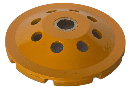 5PK 4” Cup Wheel Grinding Concrete Masonry Double Row 7/8″ Arbor Non-Threaded