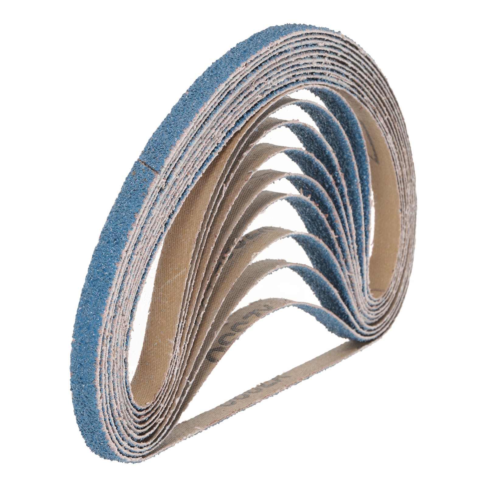 10pack 3/8″ x 21″ Sanding Belts 60 Grits Zirconia Abrasive Sander Belt for Metal