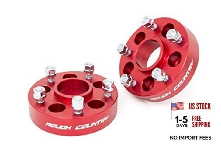 1.5″ Wheel Adapters for 97-06 Jeep Wrangler TJ | 84-01 XJ- 1092RED