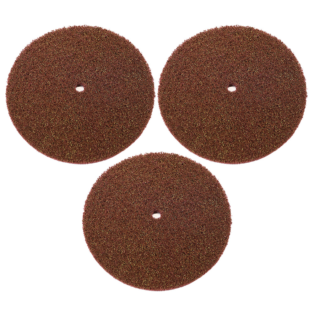 (3) 6″ Coarse Cleaning Wheel 180 Grit | Scotch Pad Polishing Buff Bench Grinder