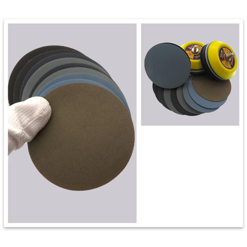3 Inch 75mm Wet Sandpaper Sanding Discs Grinding Polishing Pads 1500-10000 Grit