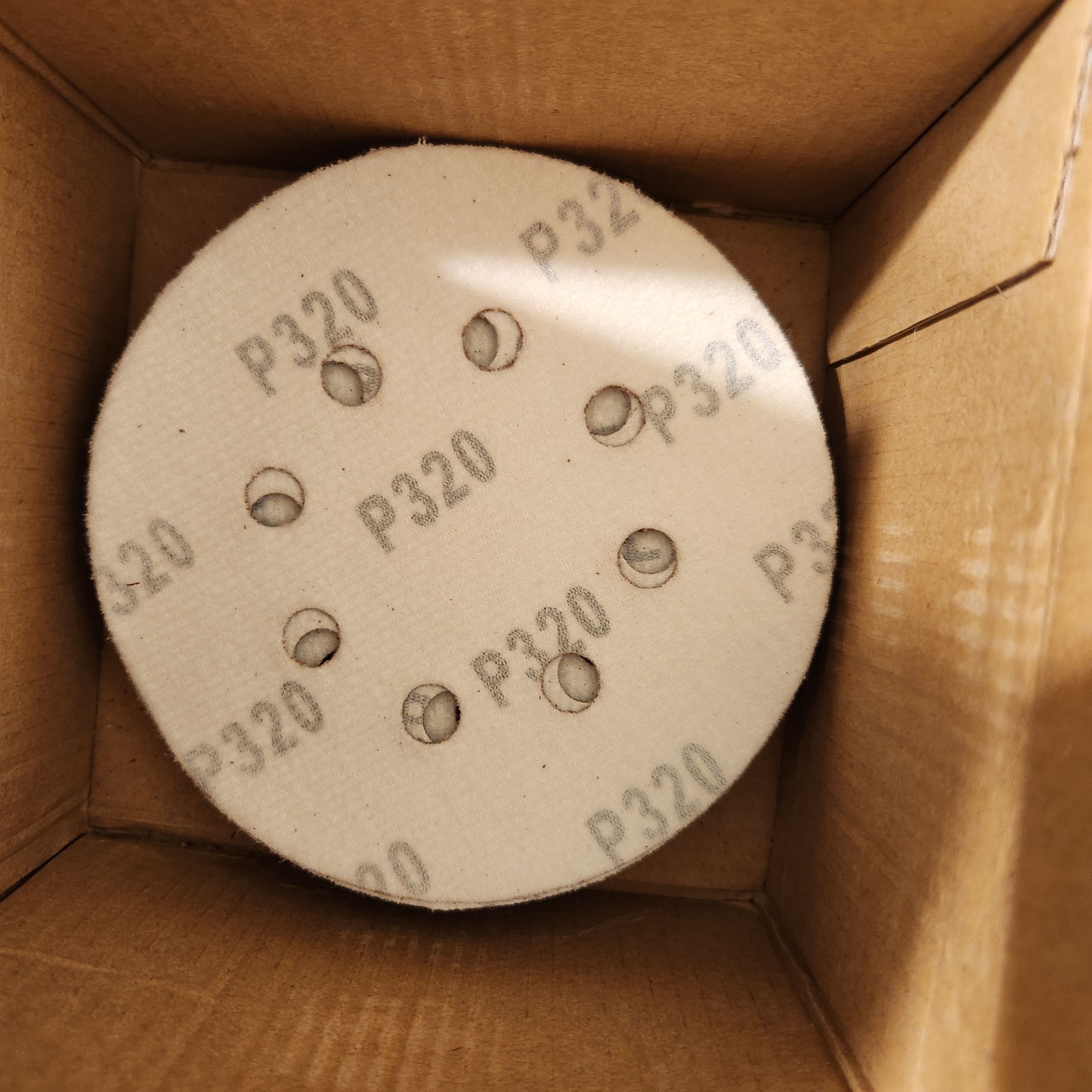 100pc Random Orbital Sander Hook and Loop Sanding Paper, 5-inch Discs, All Grits
