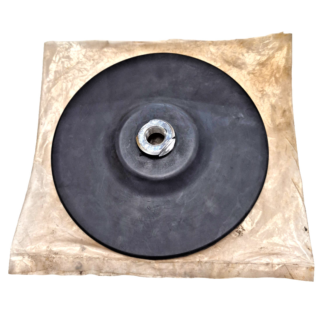 RUBBER BACKING PAD 7″ OAD 1/2″ (20MM) THREAD 8,600-RPM
