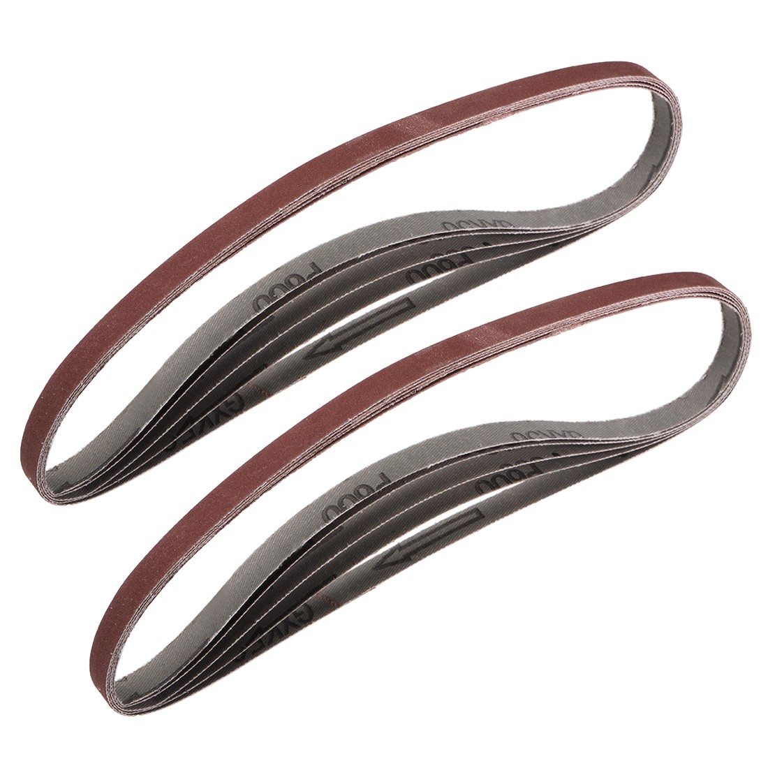 3/8 x 21 Inch Sanding Belt 600 Grit Sand Belts for Belt Sander 10pcs