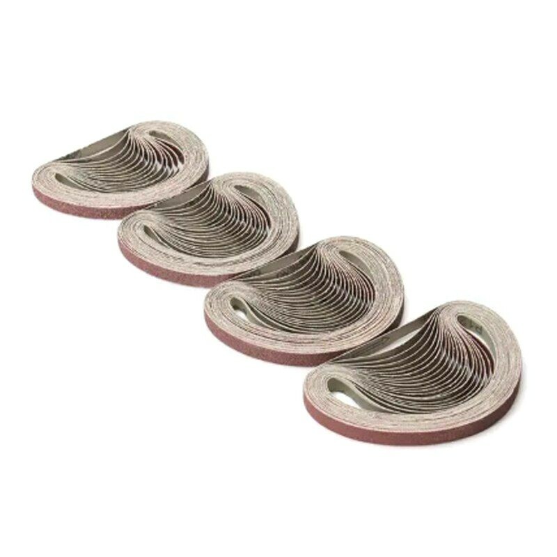 10pcs 520*20mm Grit 40/60/80/120/240/400 Abrasive Belt For Sanding Adapter Tool