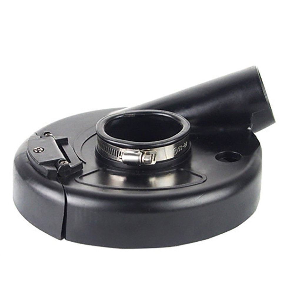7″ Vacuum Dust Shroud Hand Grind Convertible Cover for Angle Grinder Tool Black