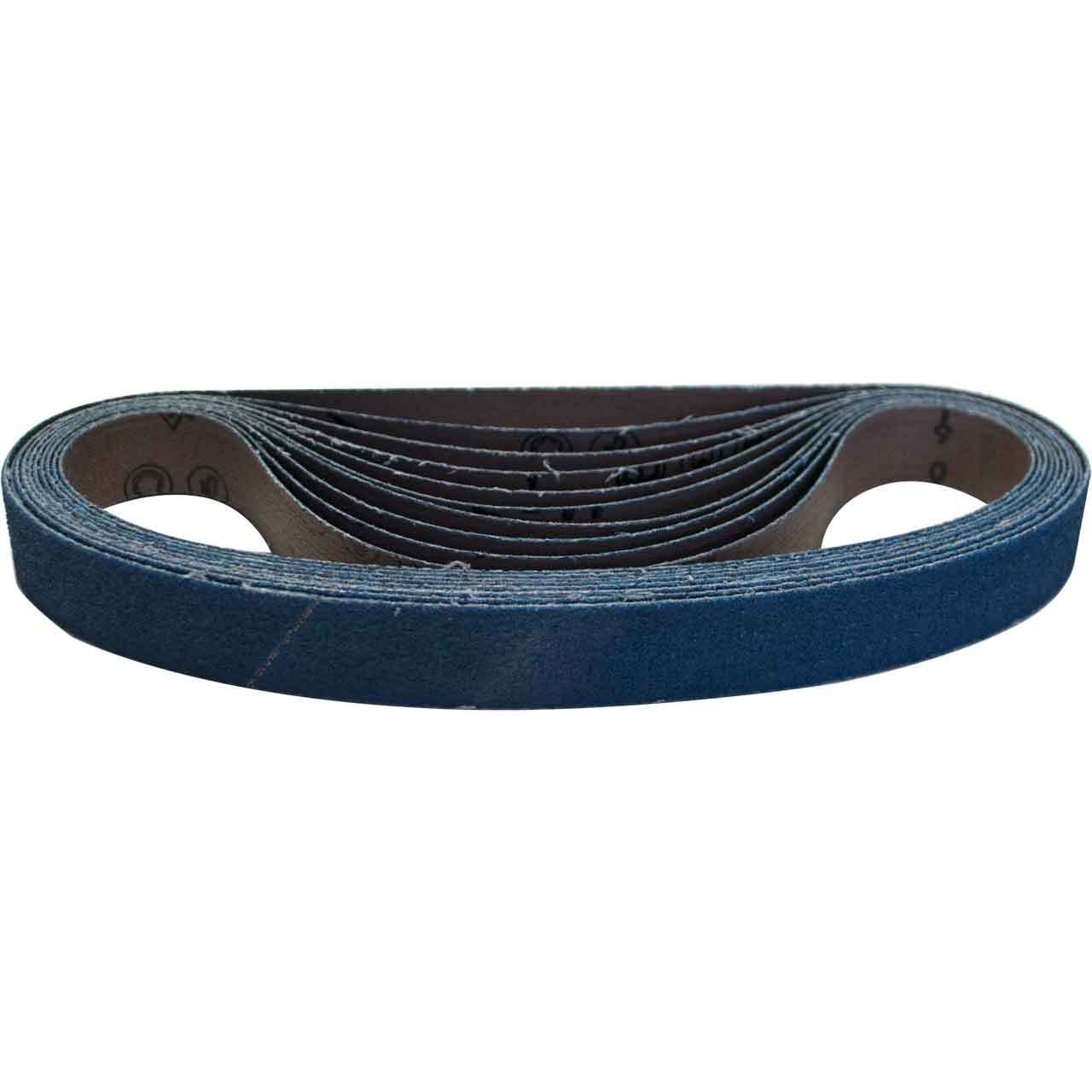 United Abrasive 64131 3/4×20-1/2 Zirconia Alumina File Sander Belt 60 Grit 10 pk