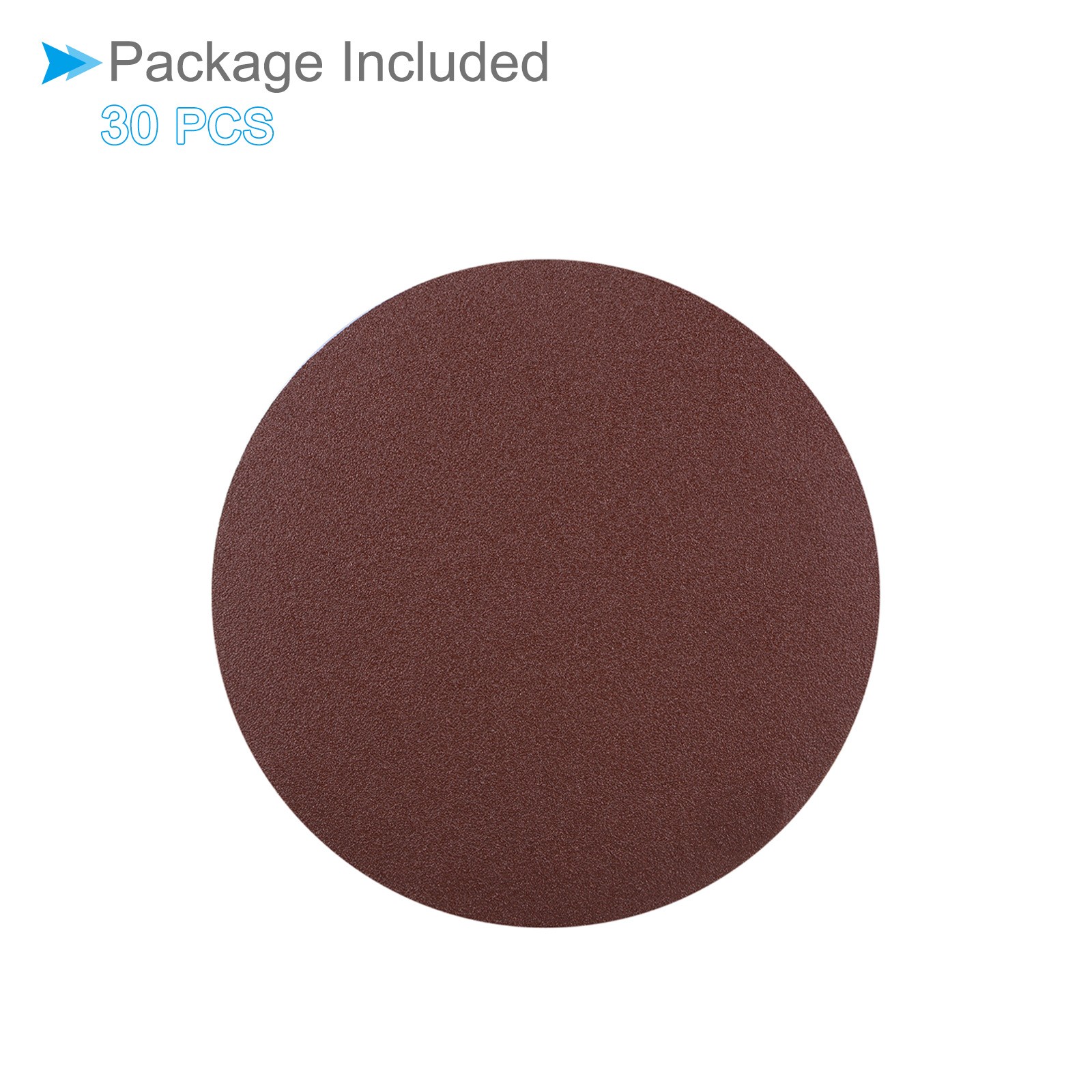 30 x PSA Sanding Discs 5 Inch Dia 120 Grits Self Adhesive Sticky-Back Sandpaper