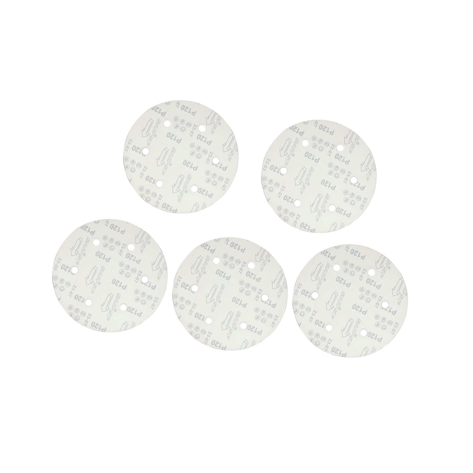 9inch Sandpaper 225mm 6 hole Sanding Paper 40-2000grit Electric Wall Polisher