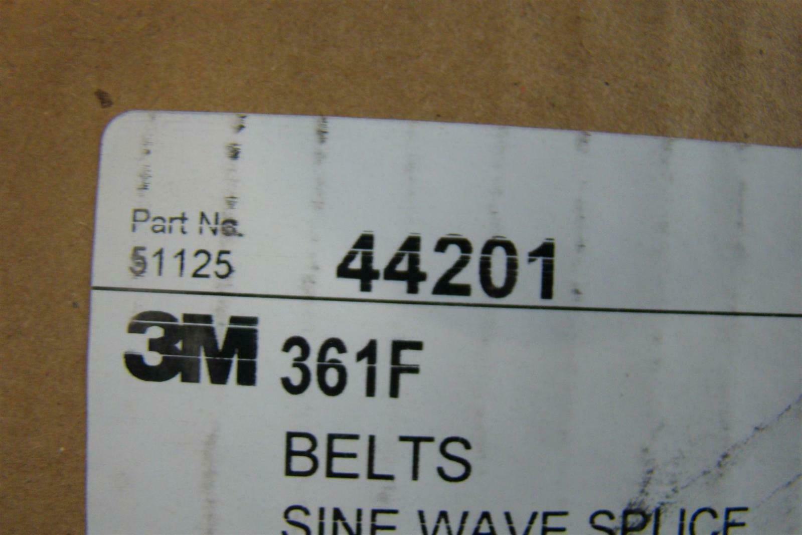 (10) 3M Sanding Belts Sine Wave Splice 10in x 144in 51125 44201