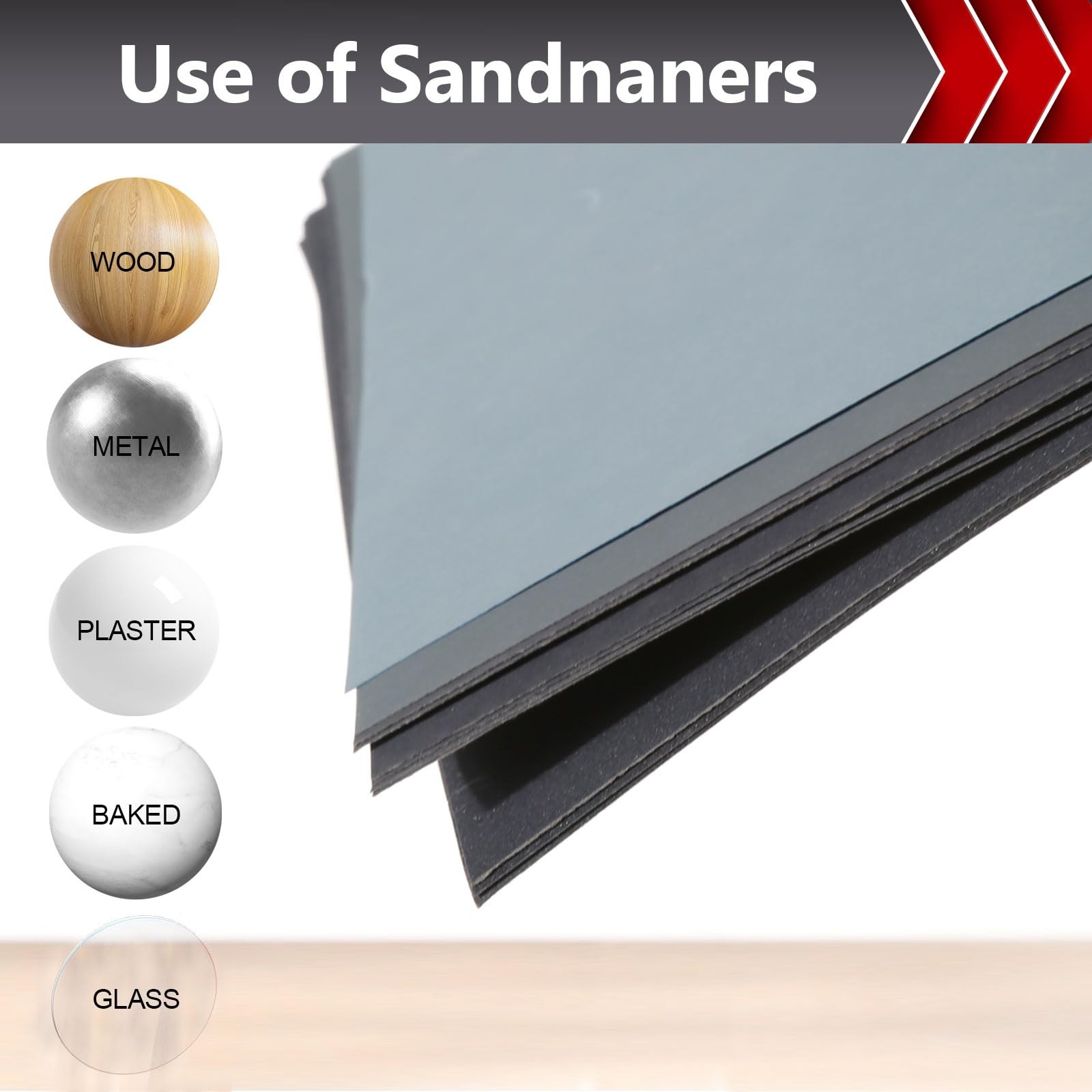 25 Pcs Wet Sandpaper, Sand Paper Assortment 400/600/800/1000/1200/1500/2000/2…