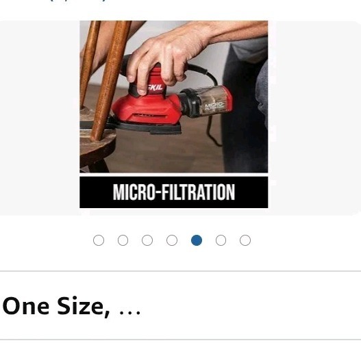 SKIL Corded Multi-Function Detail Sander with Micro-Filter One Size, Multi