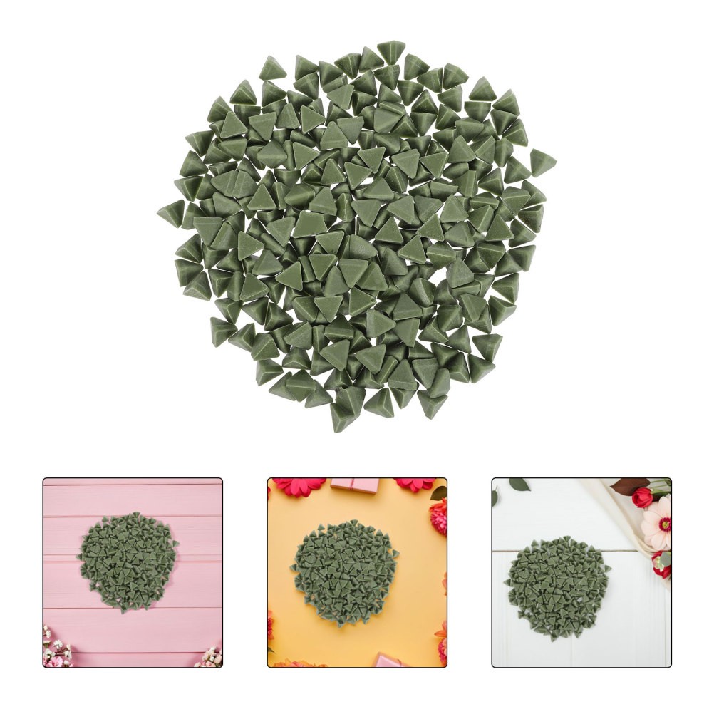 1 Pack 0.6″ 15mm Resin Abrasive Media for Vibratory Tumblers, Triangular