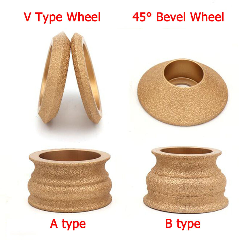 3” 75mm Brazing Diamond Grinding Wheel Stone Disc Angle Grinder10mm-45mm Thick