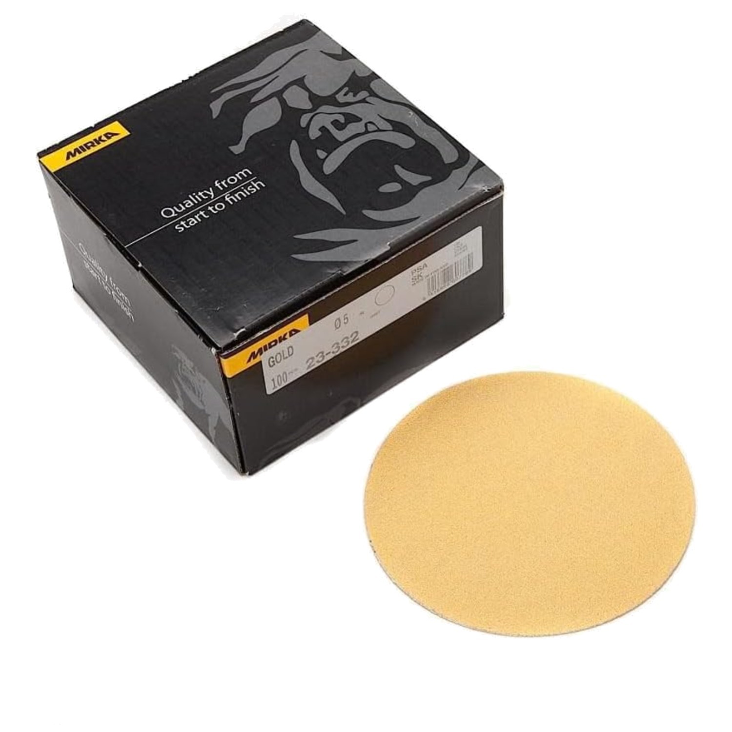 Professional Grade 5″ 100 Grit Sanding Discs – 100 Pack/`