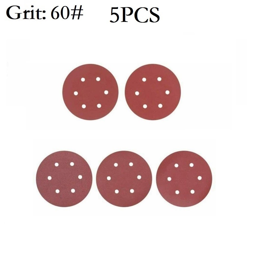9inch Sandpaper 225mm 6 hole Sanding Paper 40-2000grit Electric Wall Polisher
