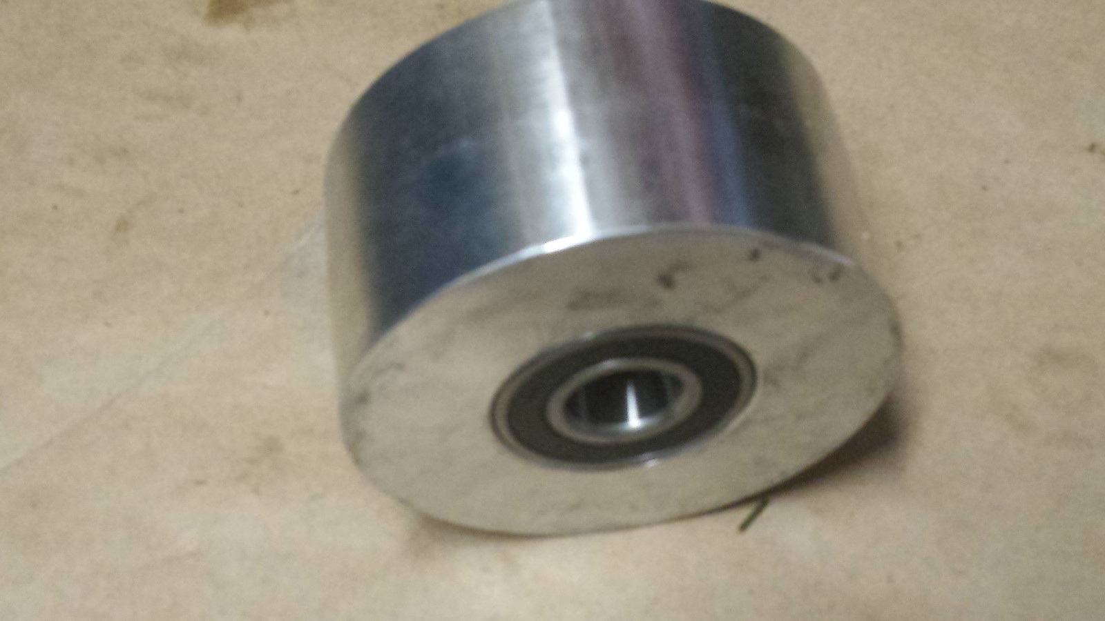 Belt Knife Grinder Wheel 2″ Idler crownded and complete w/ 20mm OR 3/4″ bearings