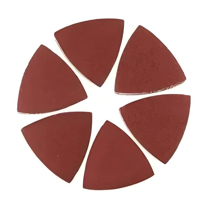 Sanding Sheets Hook & Loop Mouse Sanding Pads Sander Paper Triangle 80mm Discs