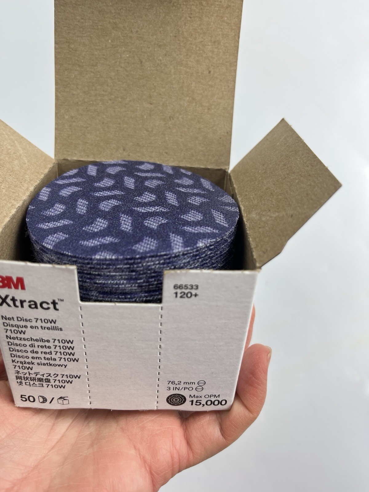 3M Xtract Cubitron II Net Disc 710W 120+ 66533 3 In Lot 3