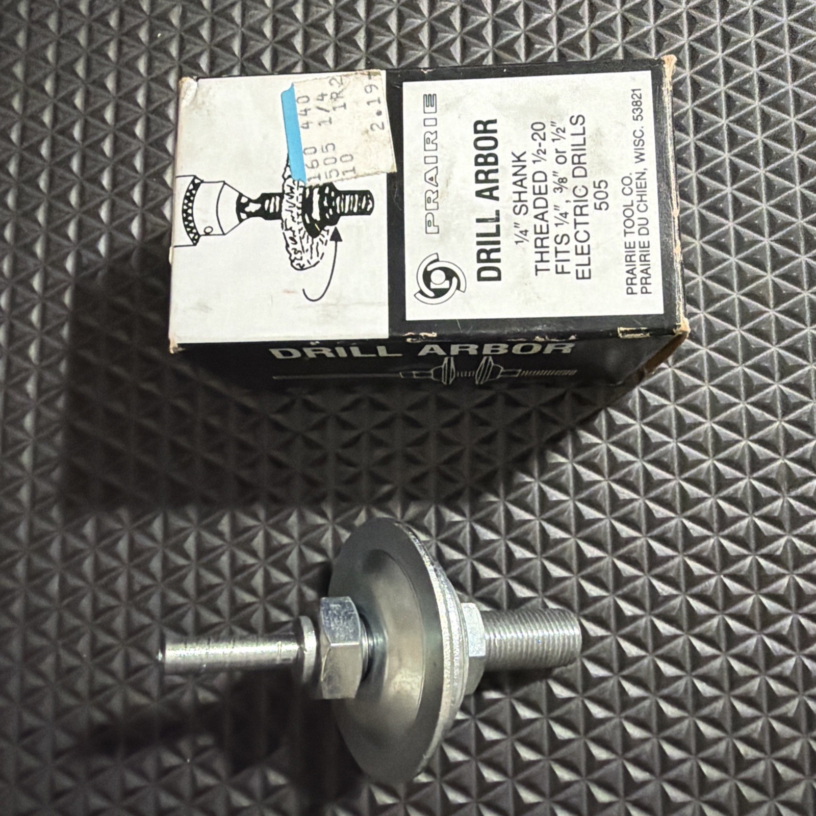Prairie Drill Arbor 1/4 Shank Electric Drills 505
