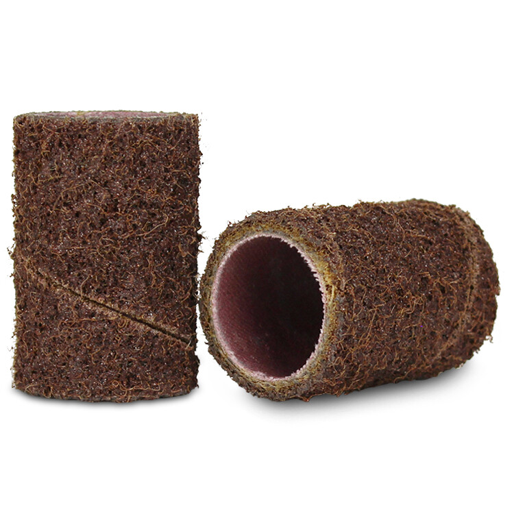 1″ x 1-1/2″ Surface Conditioning Spiral Bands, No Lap Sanding Sleeves – 10 Pack