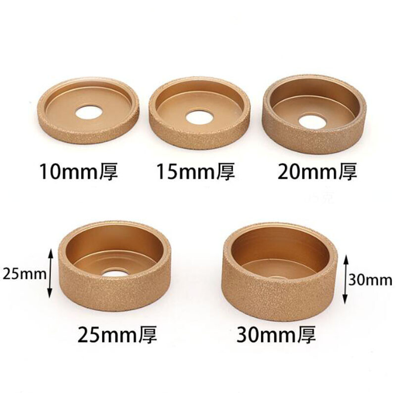 3” 75mm Brazing Diamond Grinding Wheel Stone Disc Angle Grinder10mm-45mm Thick