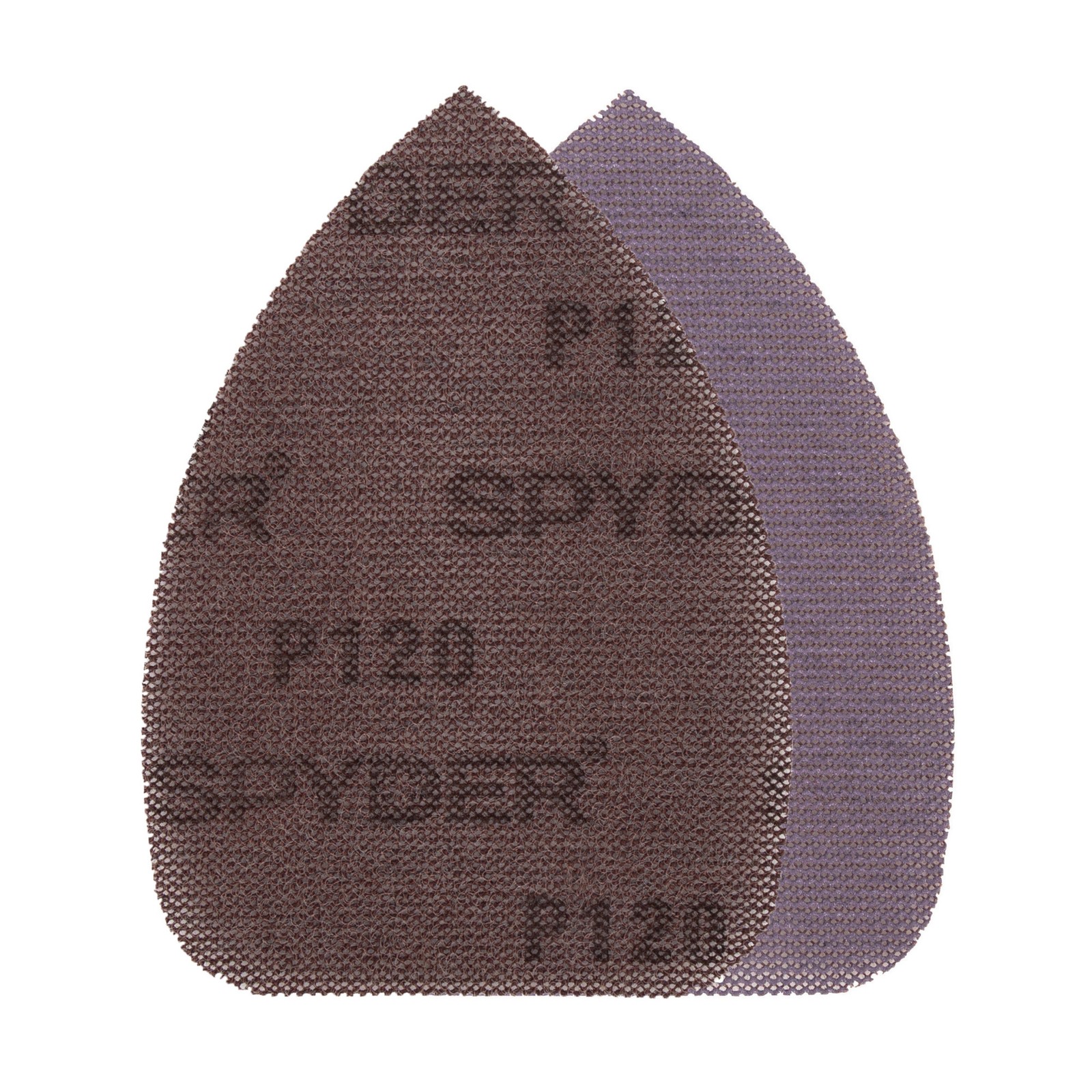 Spyder 3-7/8 in. x 5-1/2 in. 120 Grit Ceramic Net Sanding Sheets 5-Pack 500077