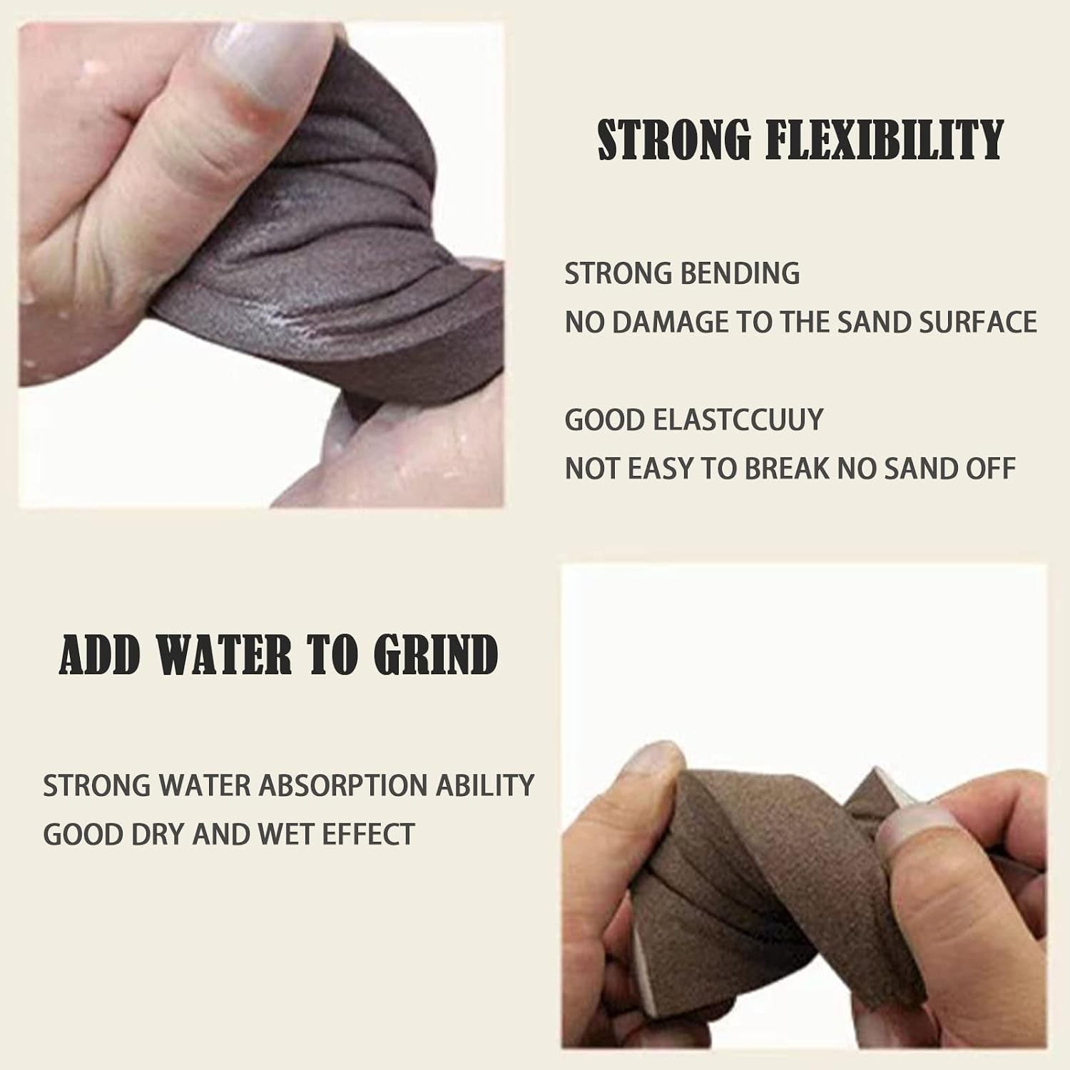 Versatile 60-220 Grit Sanding Sponge Set | Washable & Reusable Dual-use Sponges