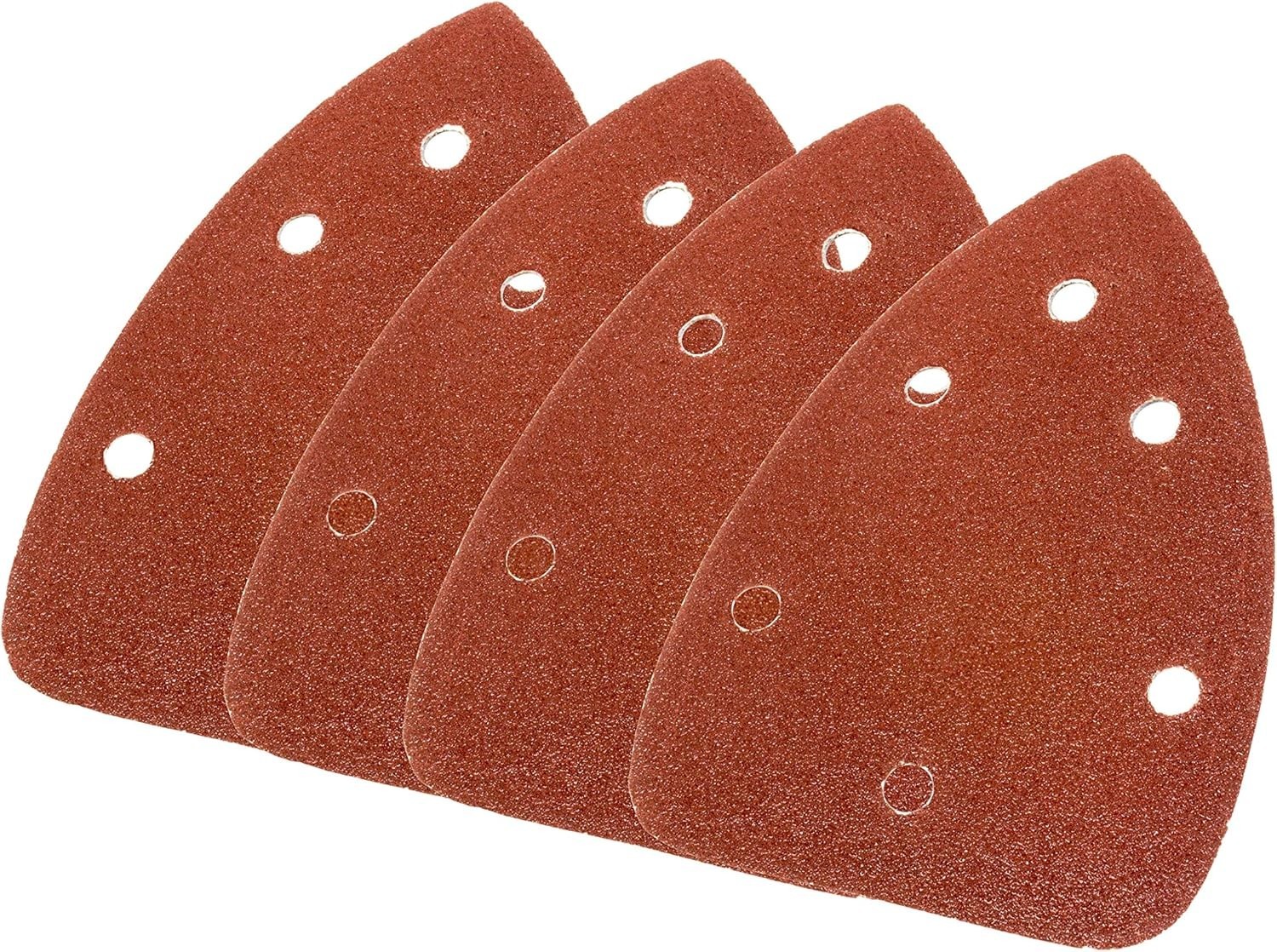 WEN 6301SP Palm Sander Sandpaper (12 Pack), 3.75 x 5.5 inches, Assorted
