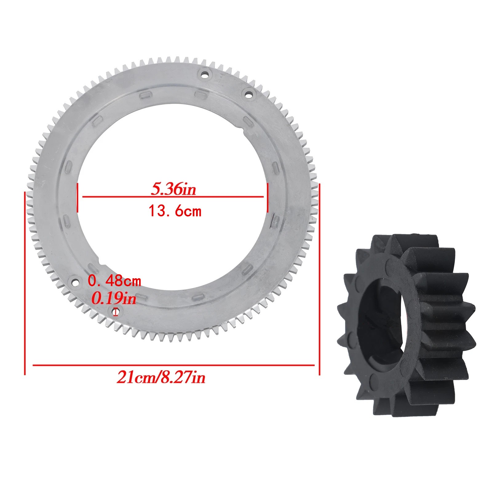 1 PCS Flywheel Ring Gear for Briggs & Stratton 28A702-0102-01, 28A707-0101-01