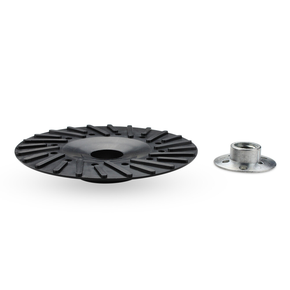 5″ x 5/8″-11 Resin Fiber Disc Backing Pad with Lock Nut for Angle Grinder