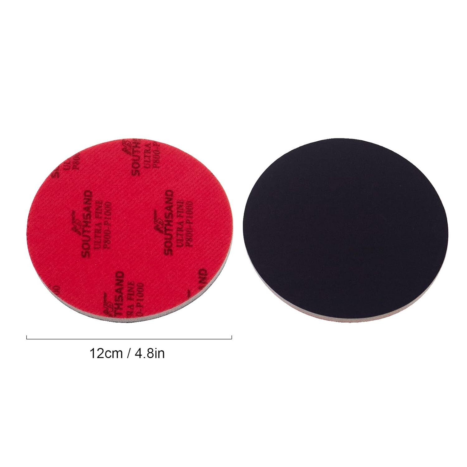 10 Pieces Bowling Sanding Pads Grit 500-600, 800-1000, 1200-1500, 2000, 2500
