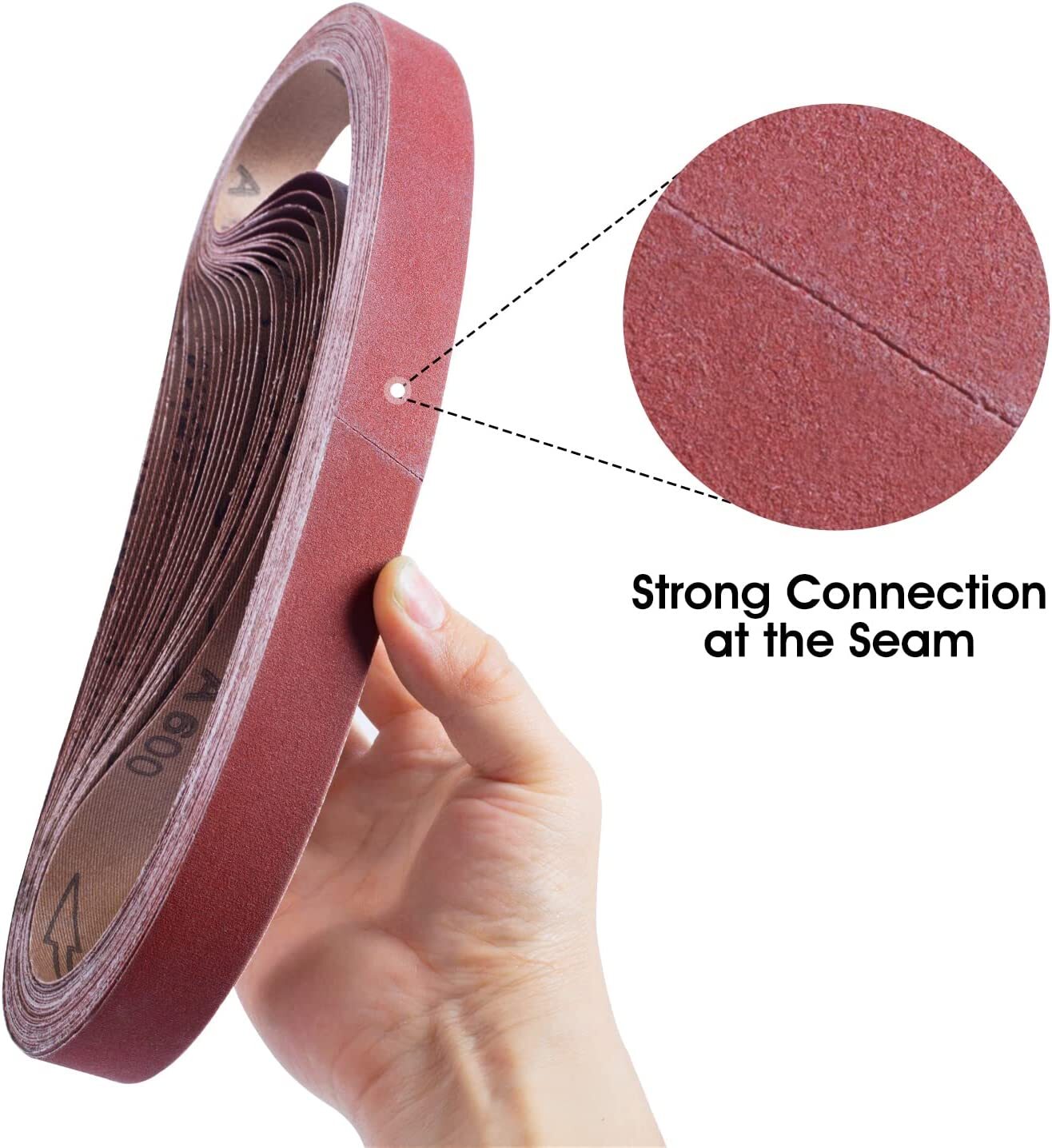 15PCS 1×30 inch Sanding Belt 600 800 1000 Grit Sander Belt Polishing Sandpaper
