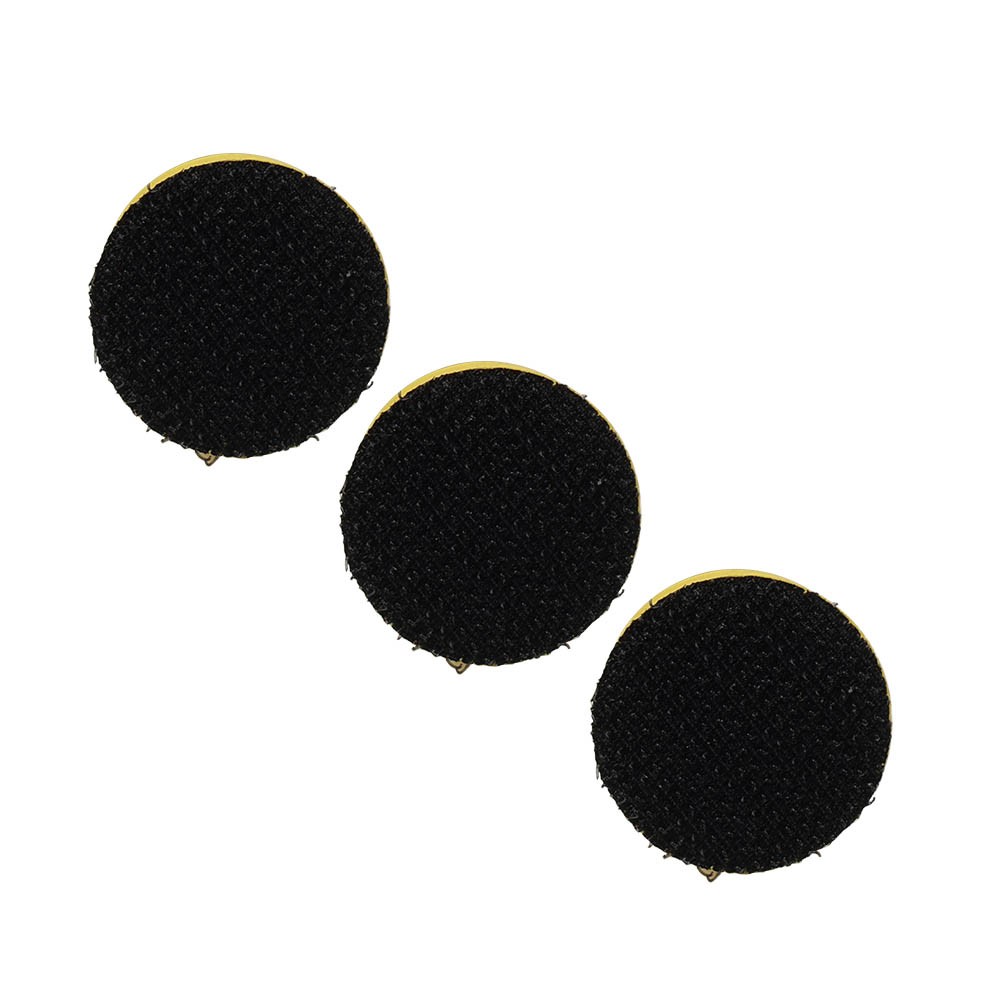3pcs 1/2/3″ Hook & Loop Backing Pads Sanding Disc Sander Plate Polisher M6