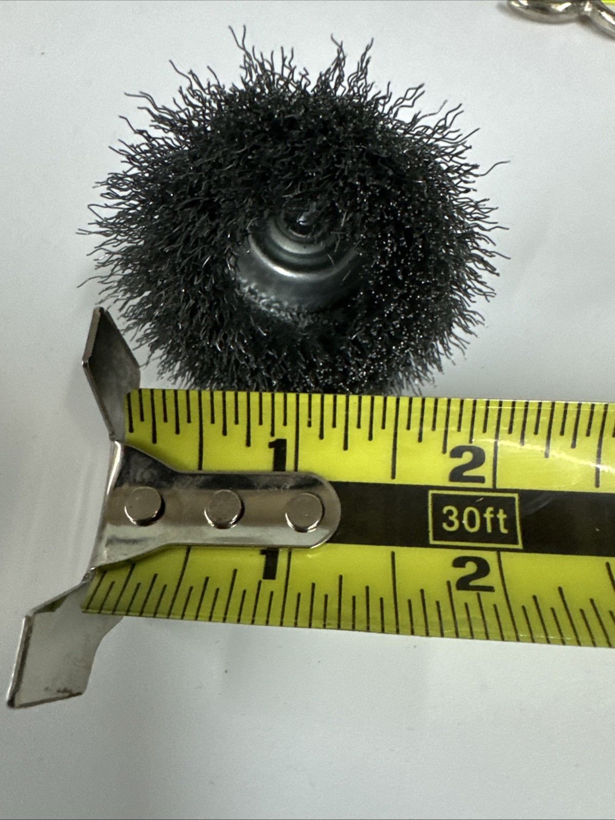 NEW Weiler Ace 61265 Wire 1-3/4″ Fine Cup End Brush 1/4” Stem use on Steel