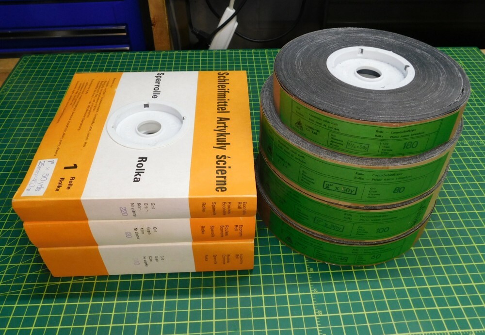 Aluminum Oxide Emery Cloth Sandpaper 60,100,120,180,220,240 Grit 50 Yd Roll