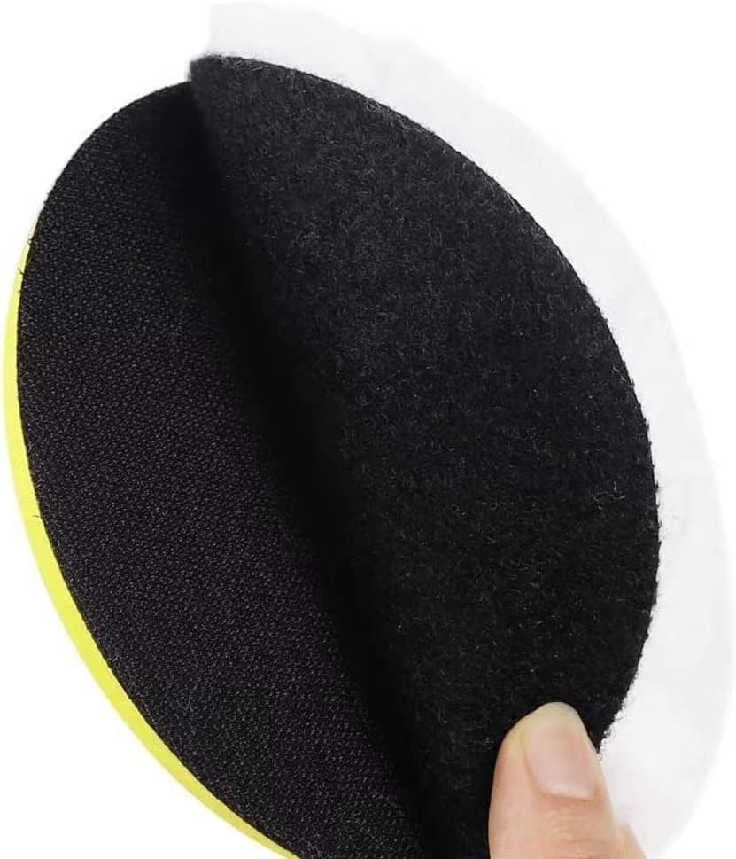 IPELY Wool Polishing Buffing Pad Polishing Buffing Wheel for Drill 6 Pcs 6 Inch