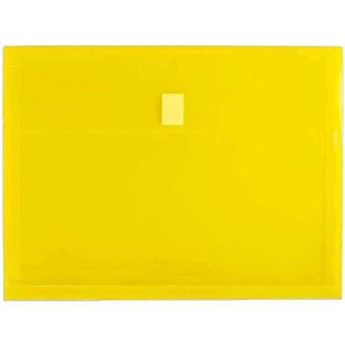 Plastic Expansion Envelopes with Hook & 2″ Expansion Assorted Colors 6 Pack
