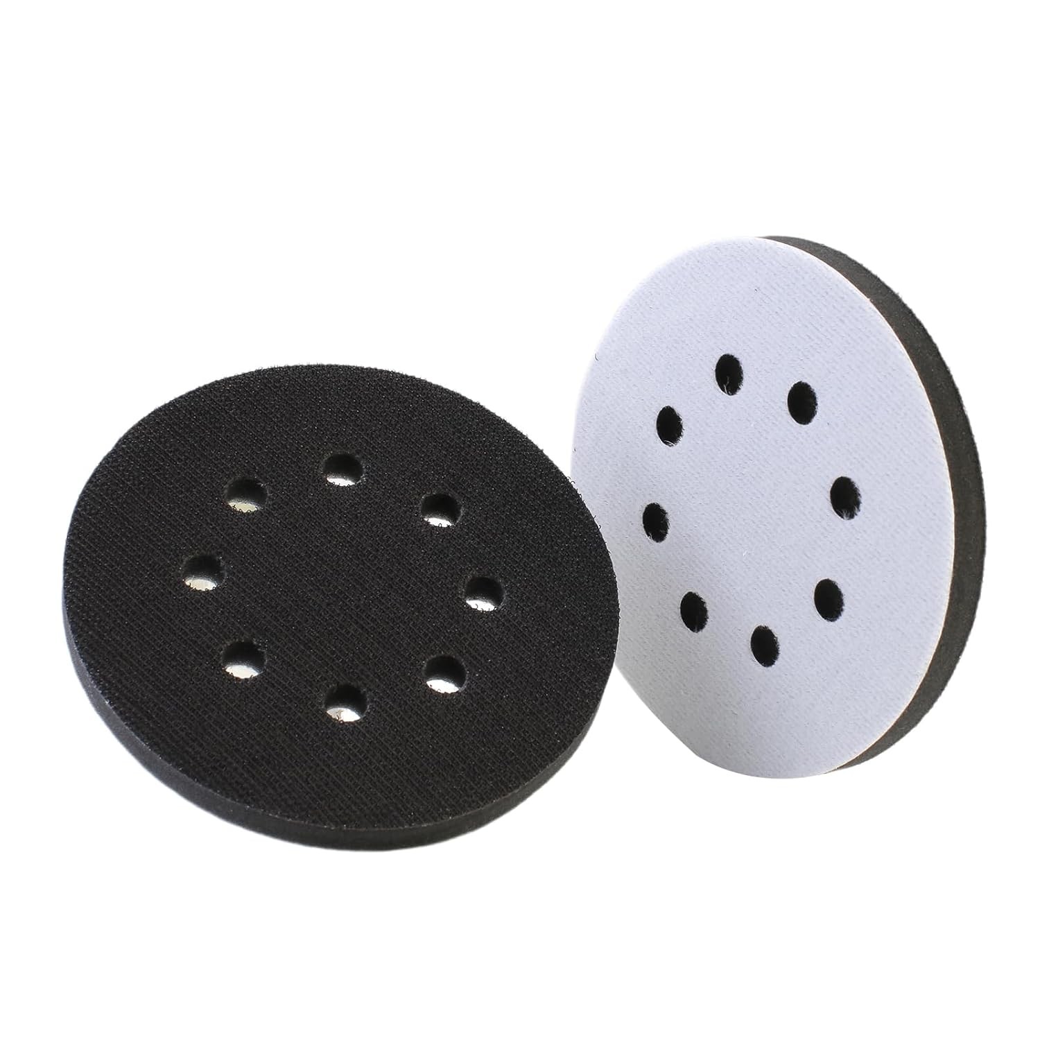 2Pack 5in Hook Loop Soft Foam Cushion Interface Buffer Sanding Pad 125MM 8-H Pad