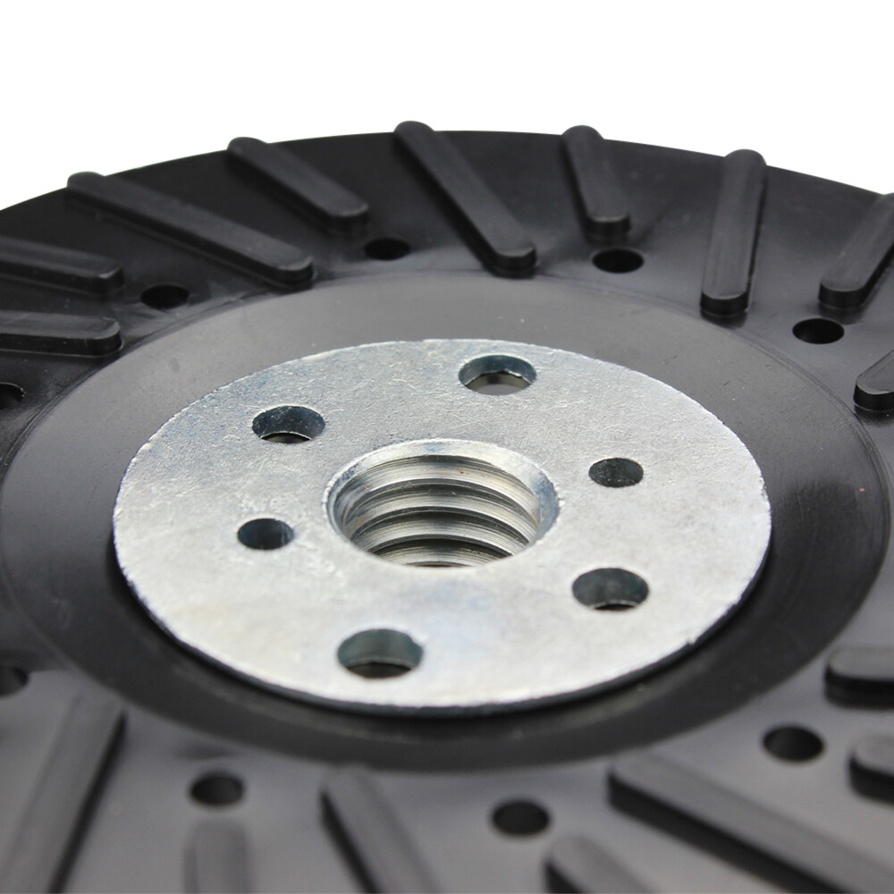 2 Pack – 4-1/2″ x 5/8″-11 Resin Fiber Disc Backing Pad with Lock Nut for Grinder