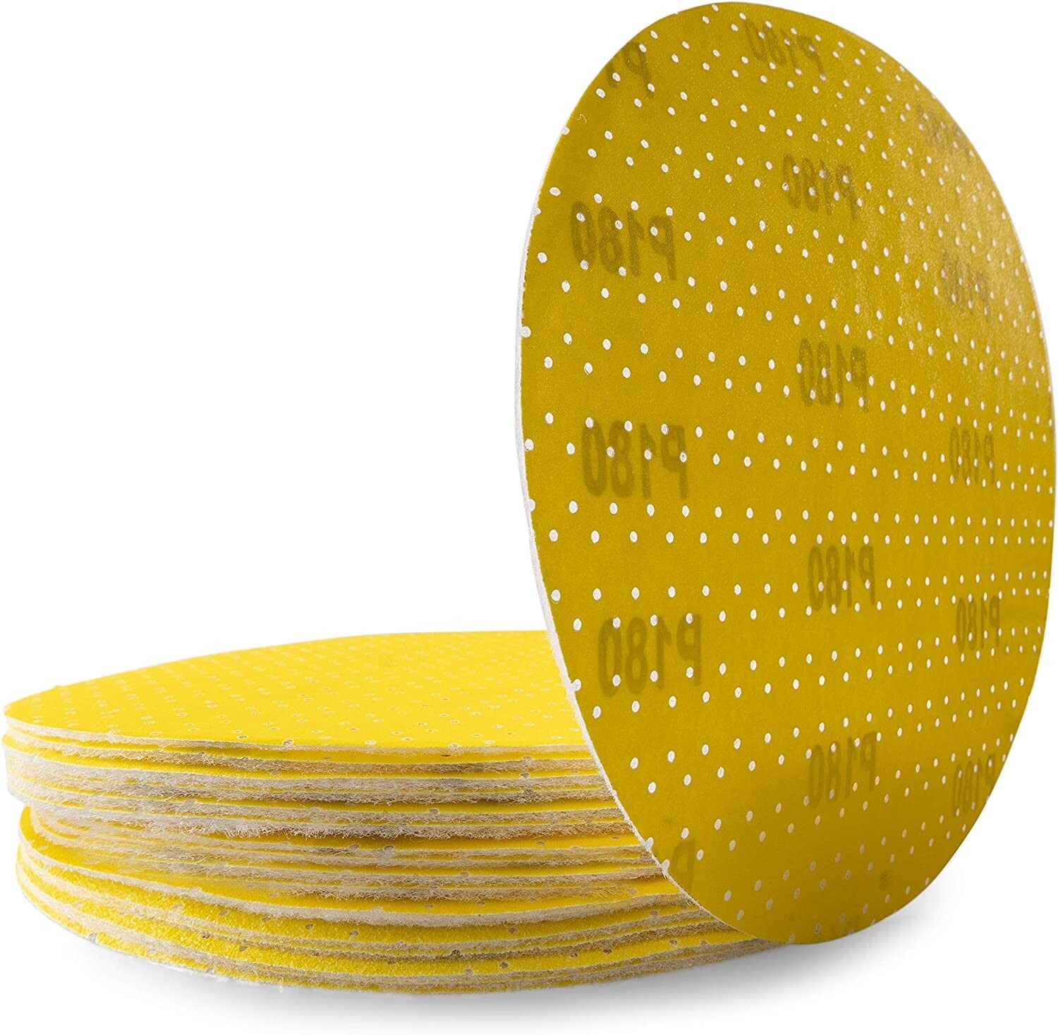 POWER PRO 2100-Perforated Drywall Sanding Discs 9-Inch/225mm -Set of 10 -80 Grit
