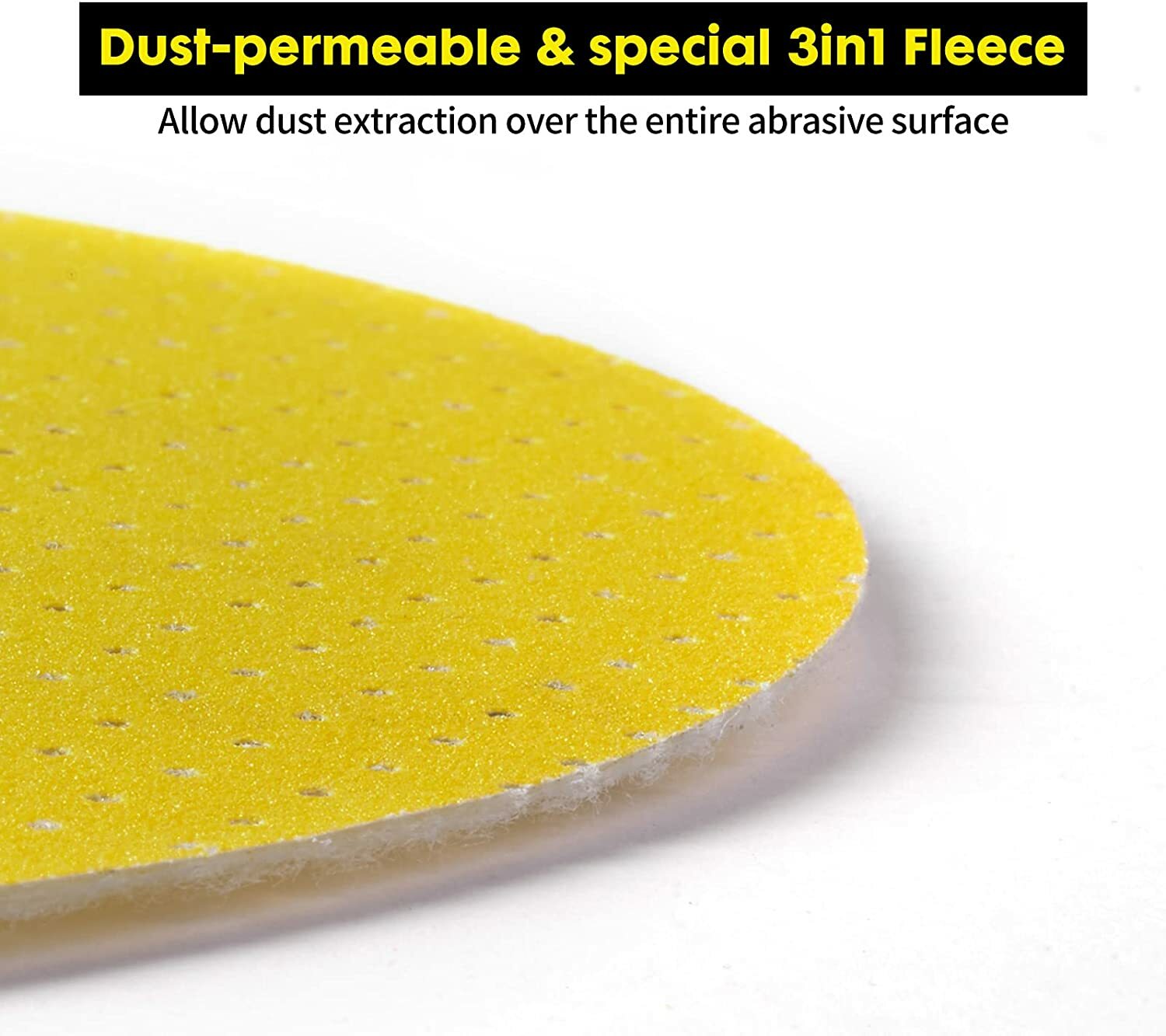 5PCS 9inch Multi-Hole Drywall Sander Paper 220 Grit Hook And Loop Sanding Discs