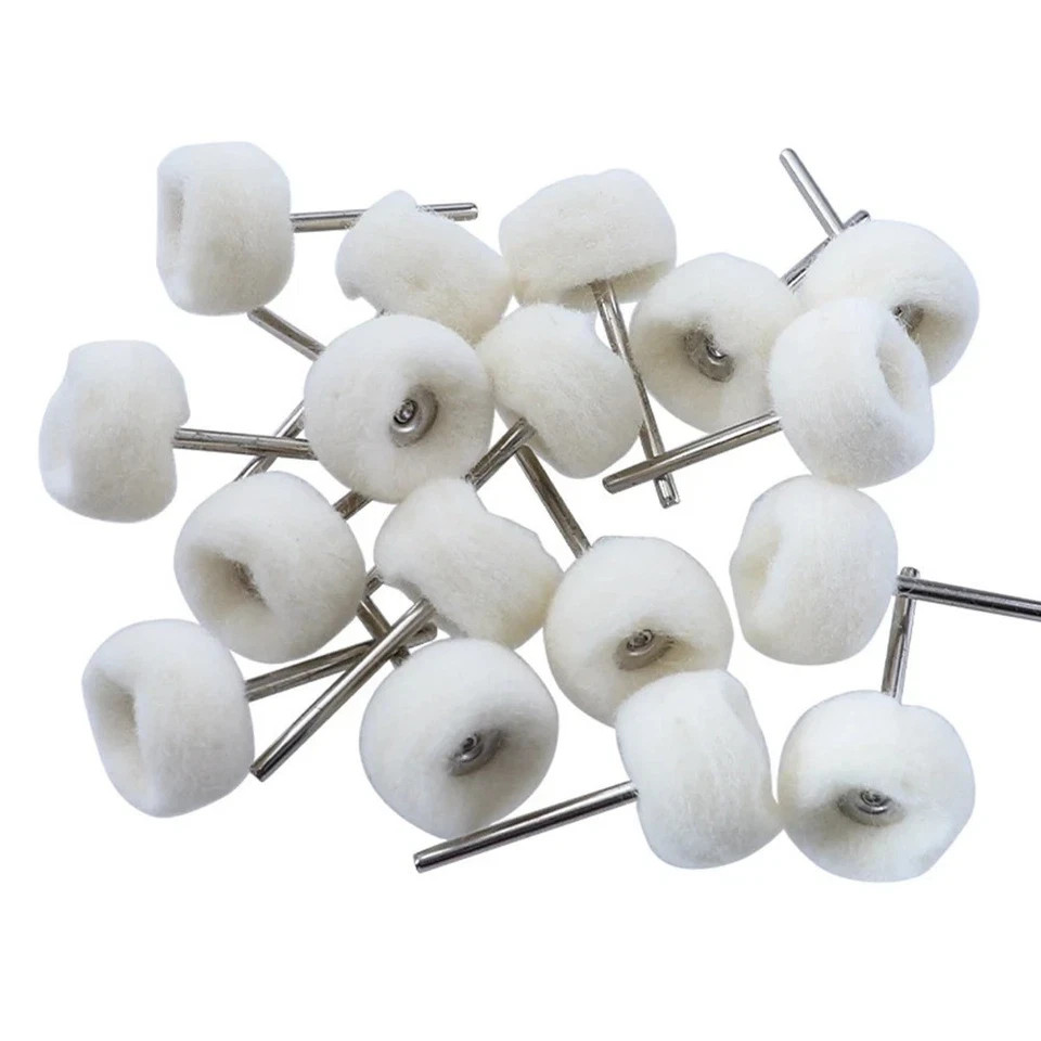 2/4/6/8pcs Polishing Buffing Wheel Set for Dremel Polishing Kit Felt Wool Cotton