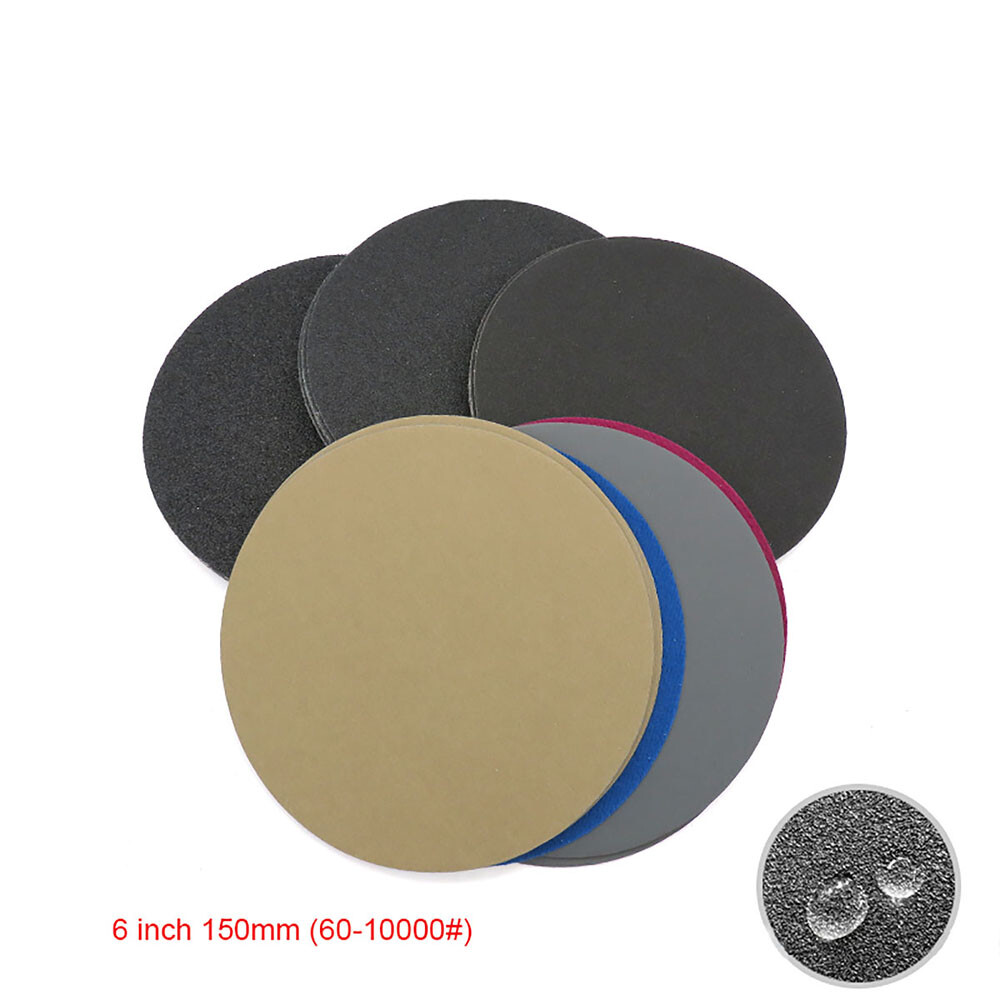 6 in 7 in Sanding Discs 60-10000 Grit Hook & Loop Pads Orbital Sander Sandpaper
