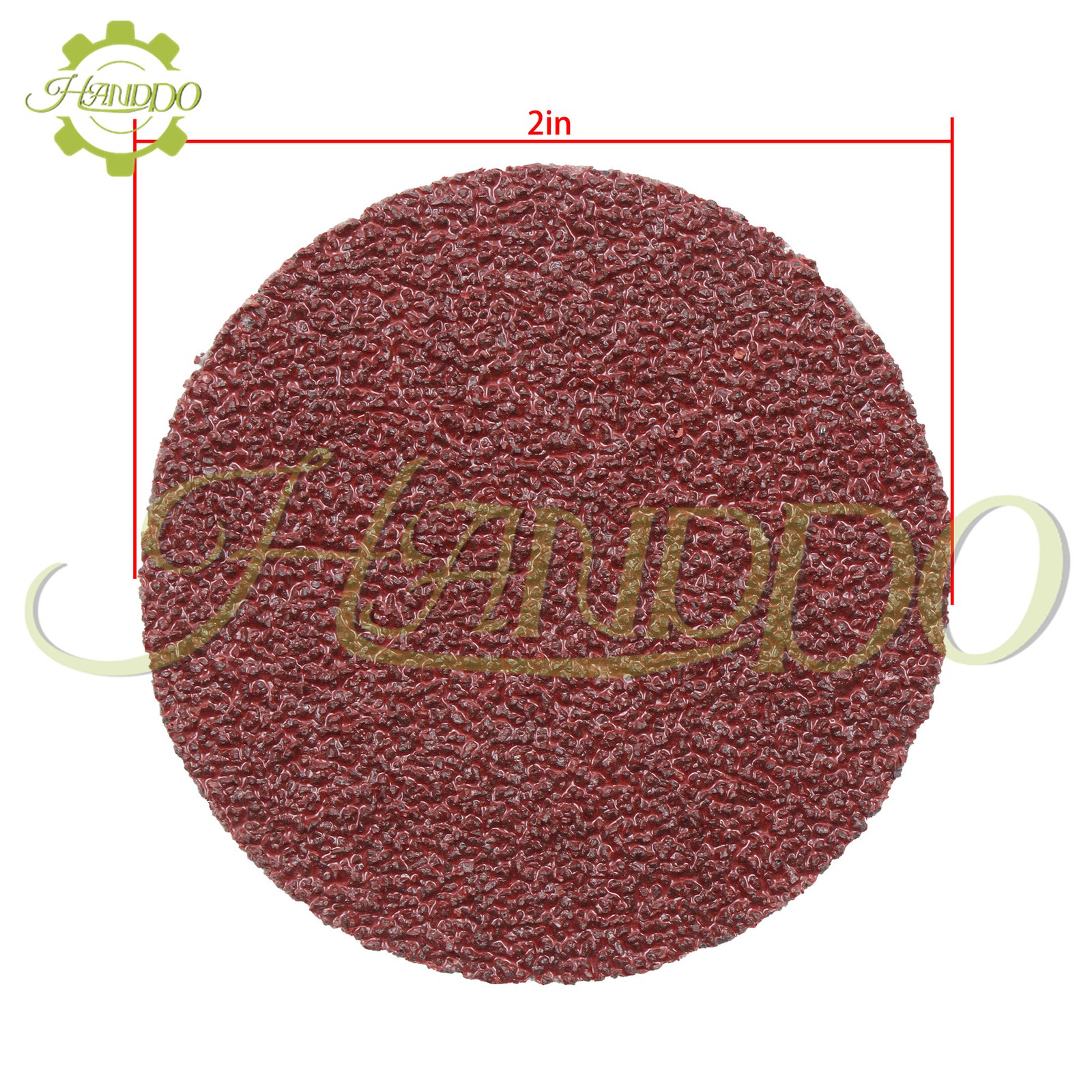 (150 Pc) 2 Inch Sanding Discs 60 Grit Medium Twist lock Die Grinder Sanding Disc